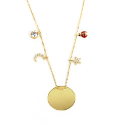 Altin Sans Kolye Kly0652 Myra Gold